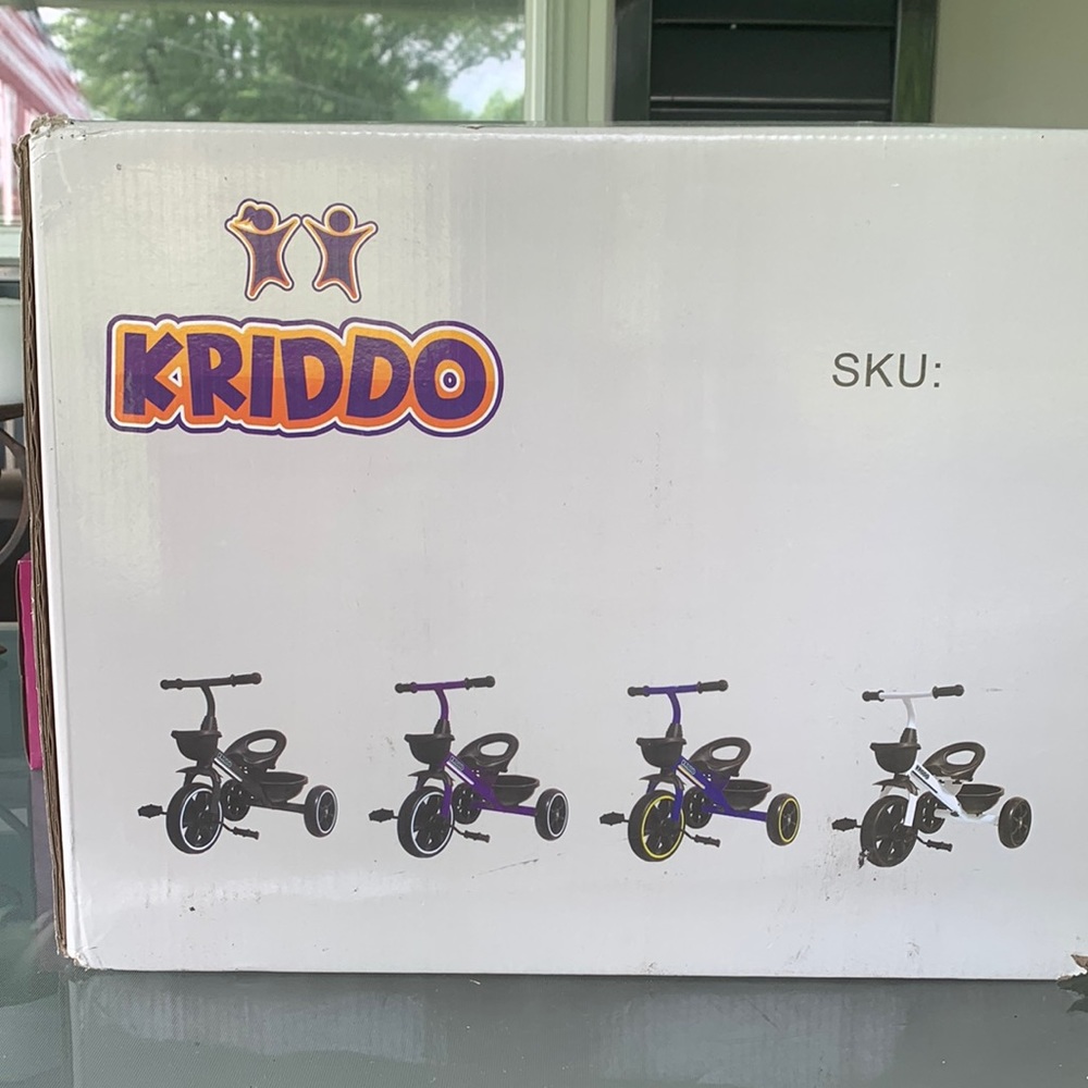 KRIDDO Kids Tricycles Age 24 Month
